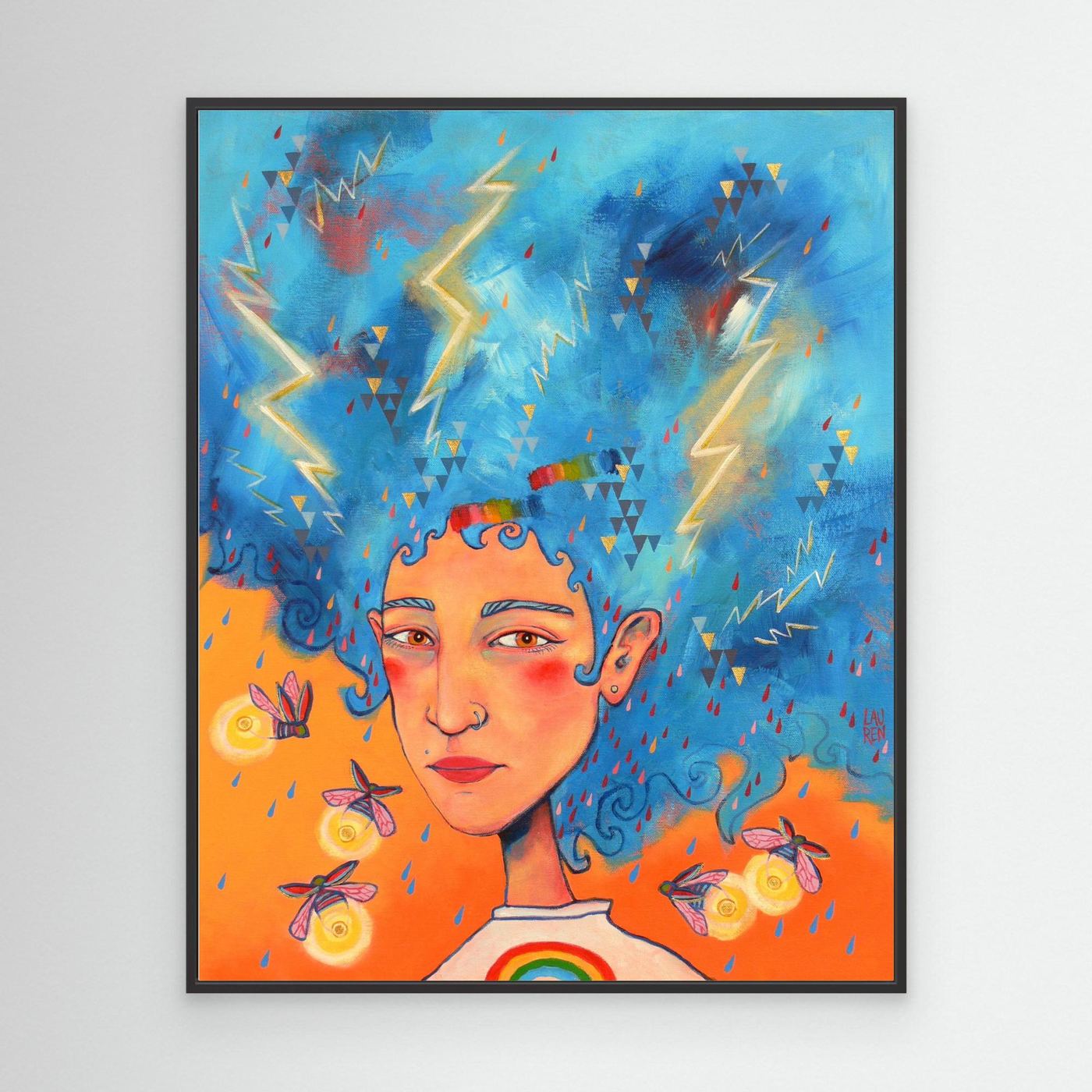 Non-ordinary Being: AUDRA the Rainmaker (Canvas Art Print)