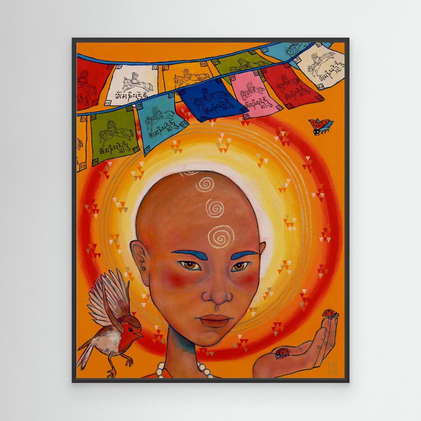 Non-ordinary Being: YESHE the Sun Whisperer (Canvas Art Print)