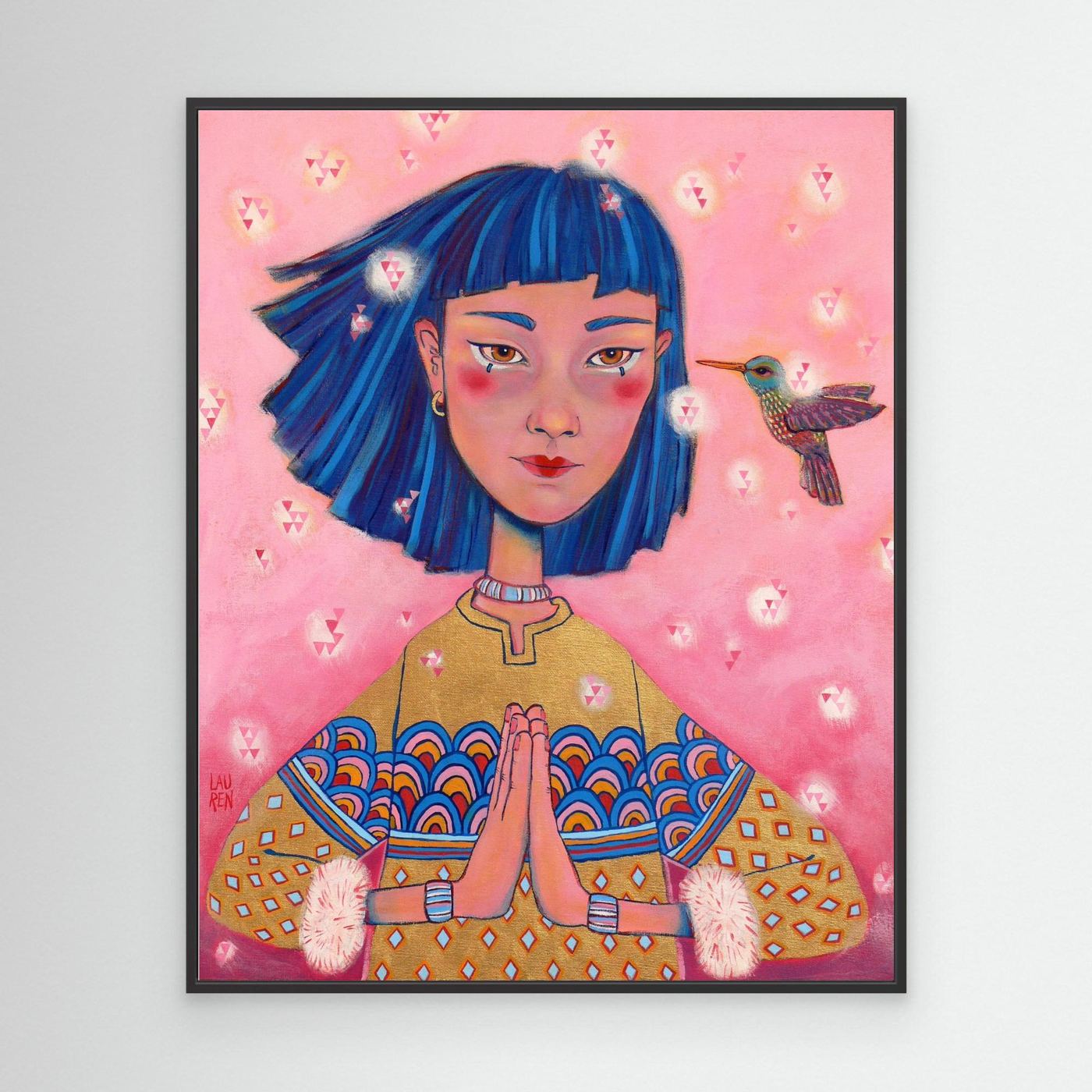 Non-ordinary Being: YUKI, Bringer of Snows (Canvas Art Print)