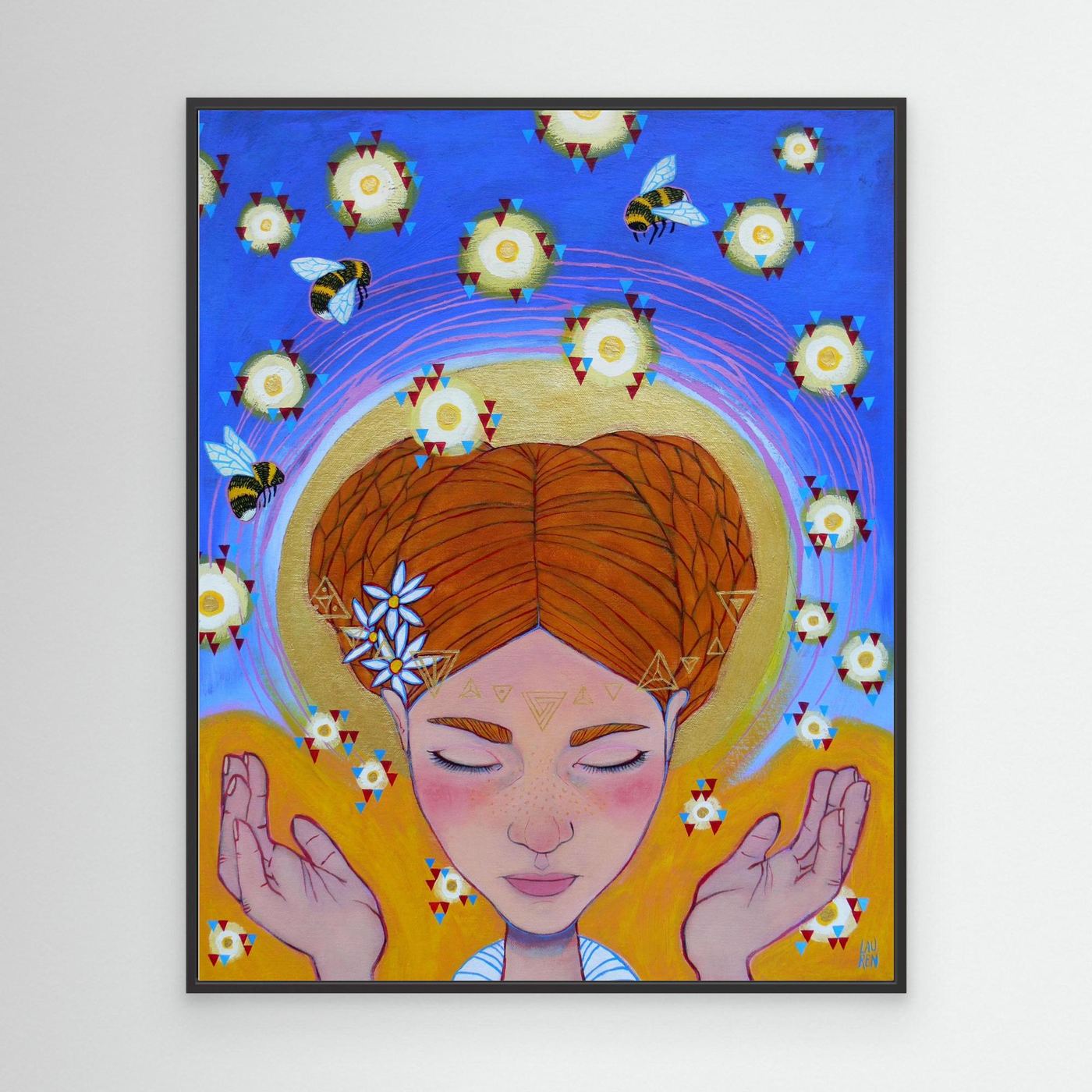 Non-ordinary Being: SIBYL the Conduit (Canvas Art Print)