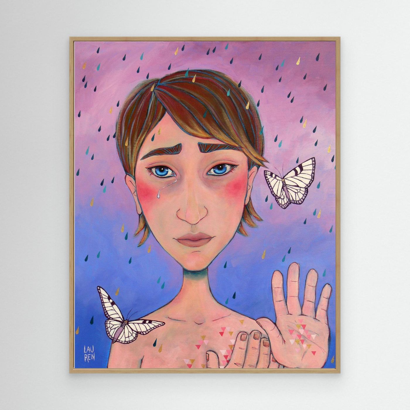 Non-ordinary Being: BEA, Healer of Hurts (Canvas Art Print)