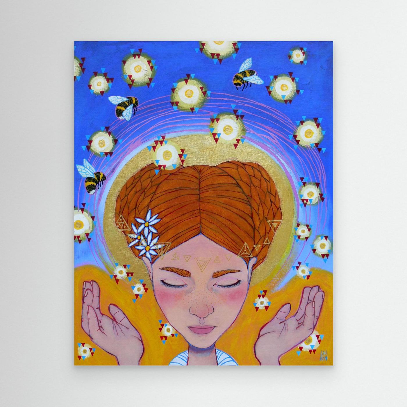 Non-ordinary Being: SIBYL the Conduit (Canvas Art Print)
