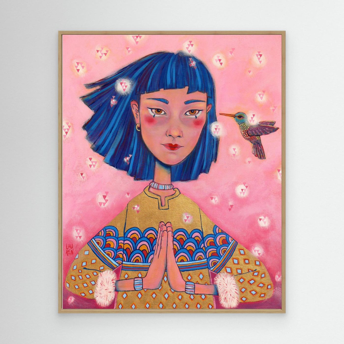 Non-ordinary Being: YUKI, Bringer of Snows (Canvas Art Print)