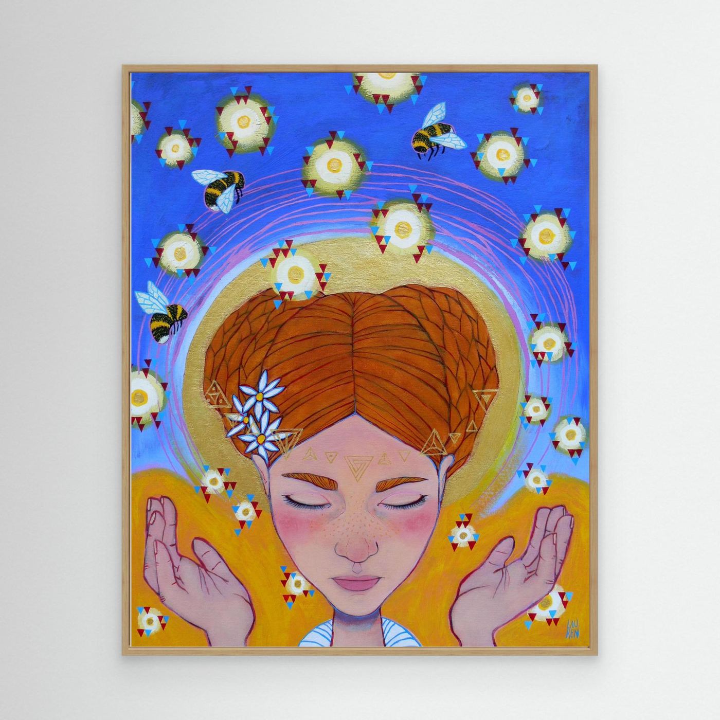 Non-ordinary Being: SIBYL the Conduit (Canvas Art Print)