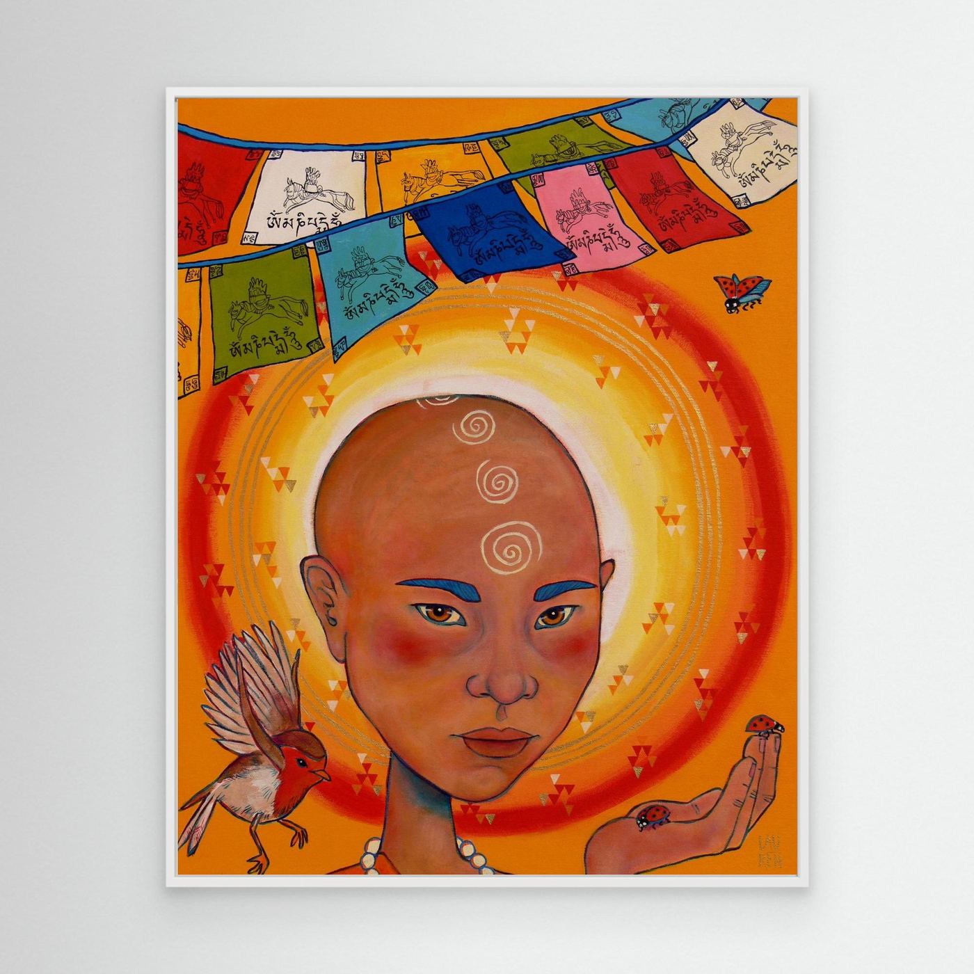Non-ordinary Being: YESHE the Sun Whisperer (Canvas Art Print)