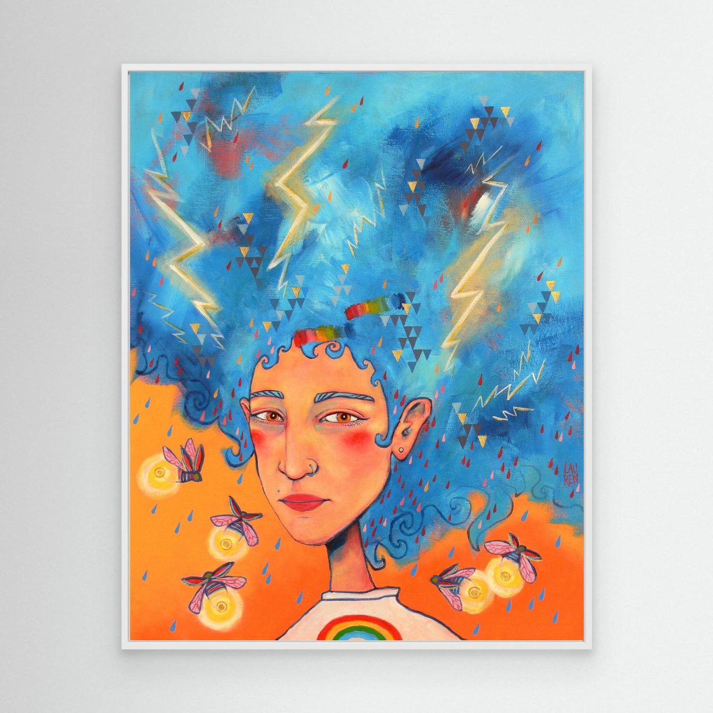 Non-ordinary Being: AUDRA the Rainmaker (Canvas Art Print)