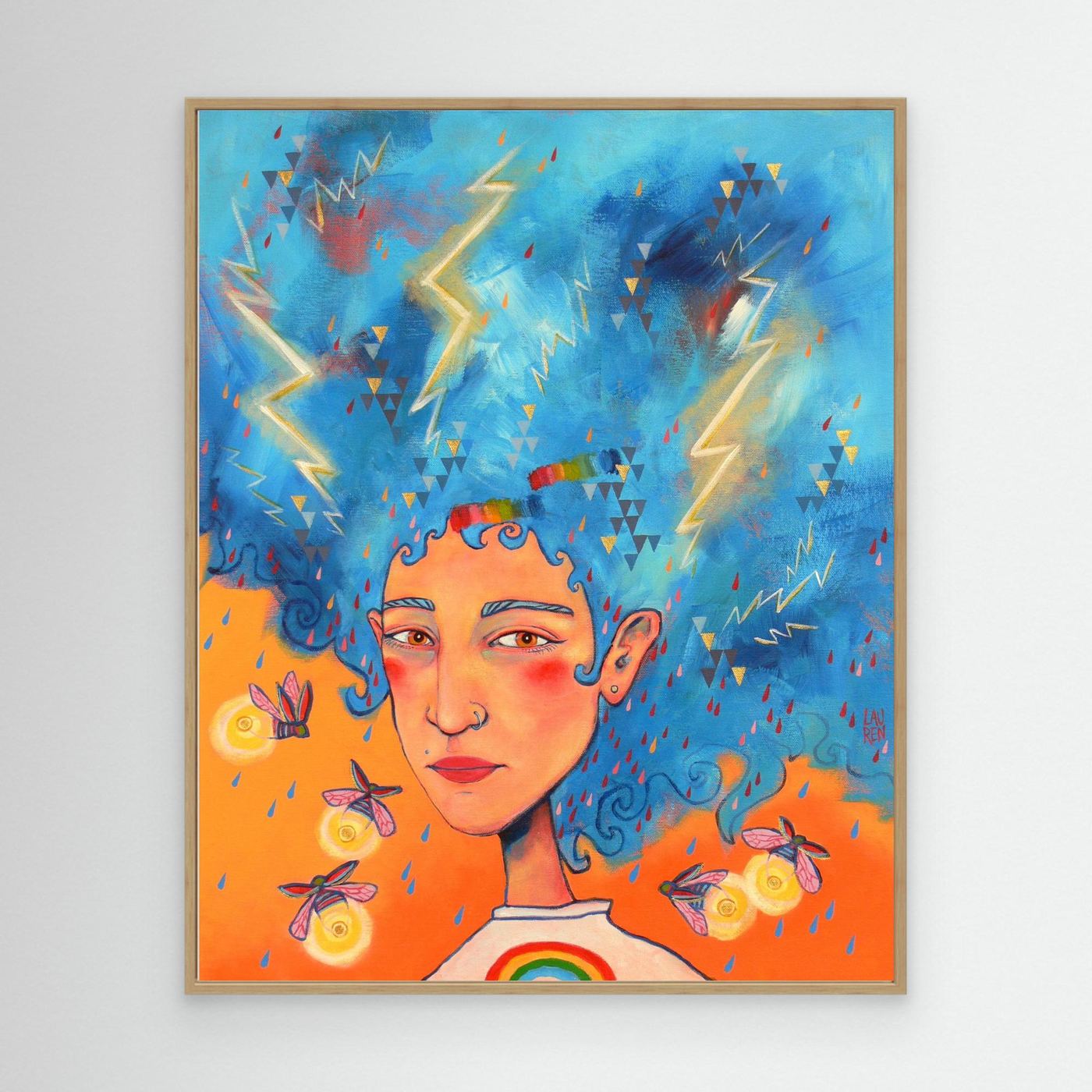 Non-ordinary Being: AUDRA the Rainmaker (Canvas Art Print)