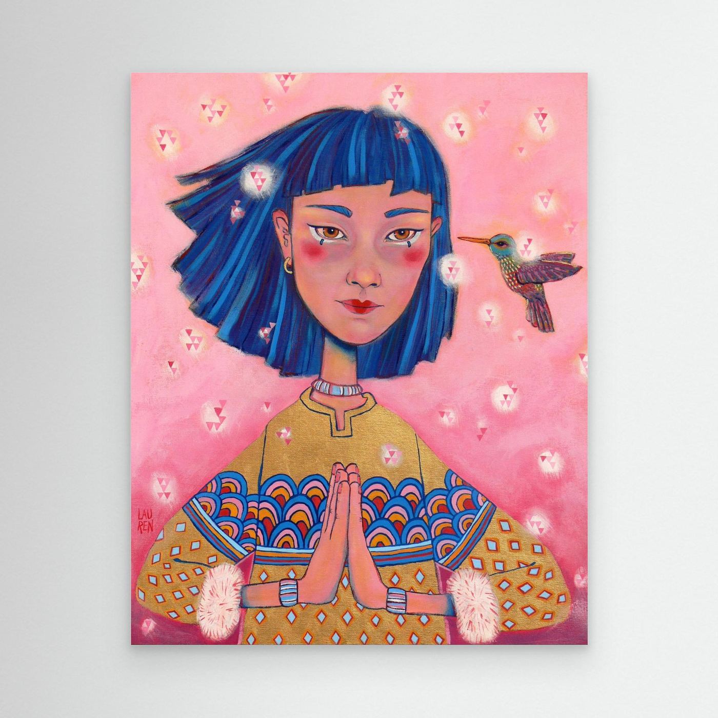 Non-ordinary Being: YUKI, Bringer of Snows (Canvas Art Print)